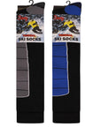 Mens High Performance Thermal Ski Socks - Multicoloured (5 Pack)