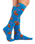 Ladies Wellington Boot Socks, Women's Welly Socks - Animal Designs (5 Pack)