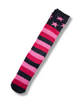 Ladies Wellington Boot Socks, Thermal - Hearts, Stars and Stripe Patterns (5 Pack)