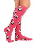 Ladies Wellington Boot Socks, Women's Welly Socks - Animal Designs (5 Pack)