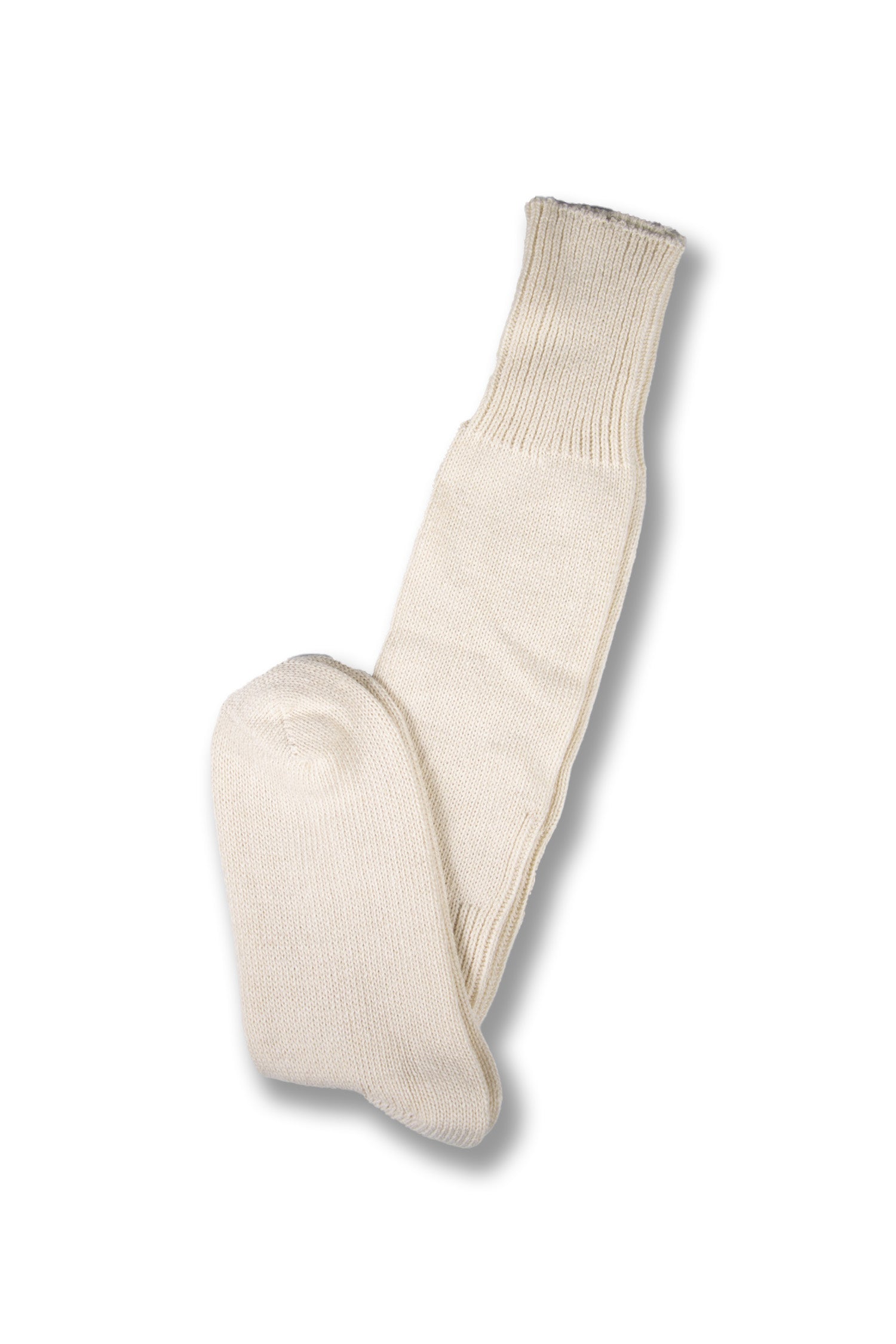 Mens Fisherman Angling Boot Country Fishing Socks - Cream (4 Pack)