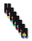 Mens Novelty Socks Cotton Rich Dad Gift - Fast Food Socks (7 Pack)