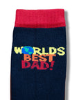 Mens Best Dad: Premium Cotton-Rich Socks (6 Pack)