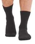 Mens Brushed Thermal Socks - Black (6 Pack)