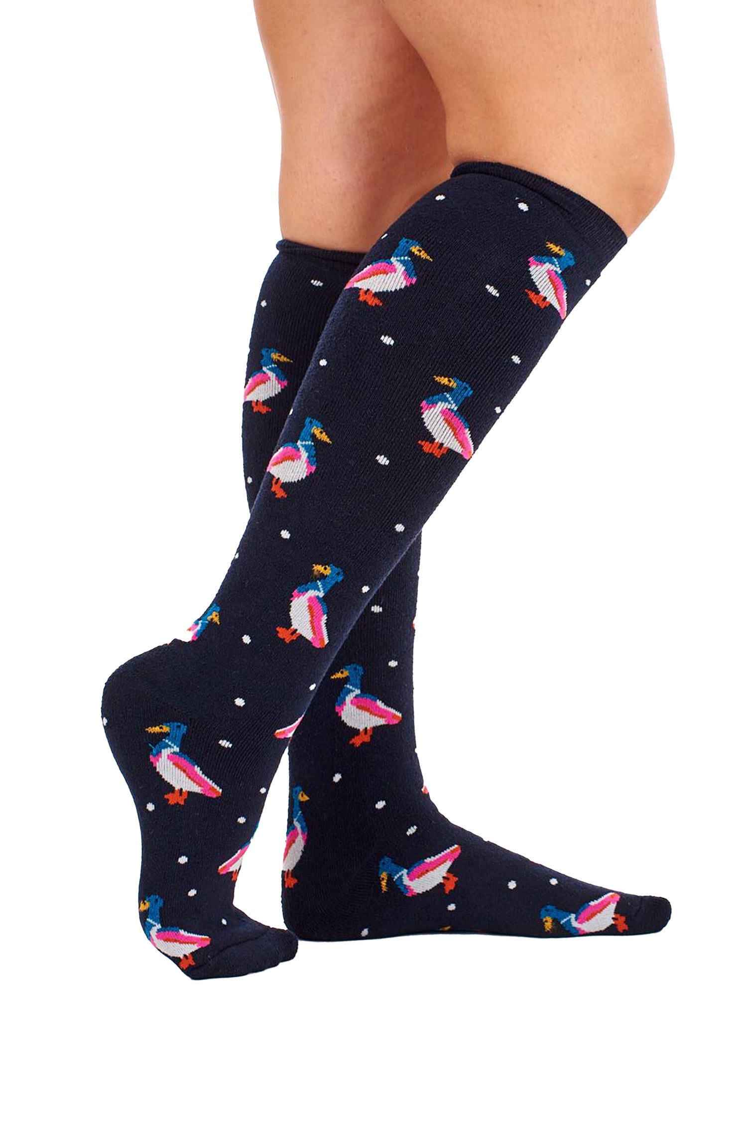 Ladies Wellington Boot Socks, Women&#39;s Welly Socks - Animal Designs (5 Pack)