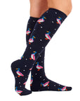 Ladies Wellington Boot Socks, Women's Welly Socks - Animal Designs (5 Pack)