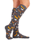 Ladies Wellington Boot Socks, Women's Welly Socks - Animal Designs (5 Pack)