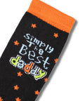 Mens Best Dad: Premium Cotton-Rich Socks (6 Pack)