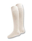 Mens Fisherman Angling Boot Country Fishing Socks - Cream (4 Pack)