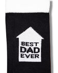 Mens Best Dad: Premium Cotton-Rich Socks (6 Pack)