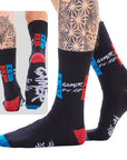 Boys and Girls Gamer For Life Socks - Assorted Gaming Controller Designs (6 Pack)