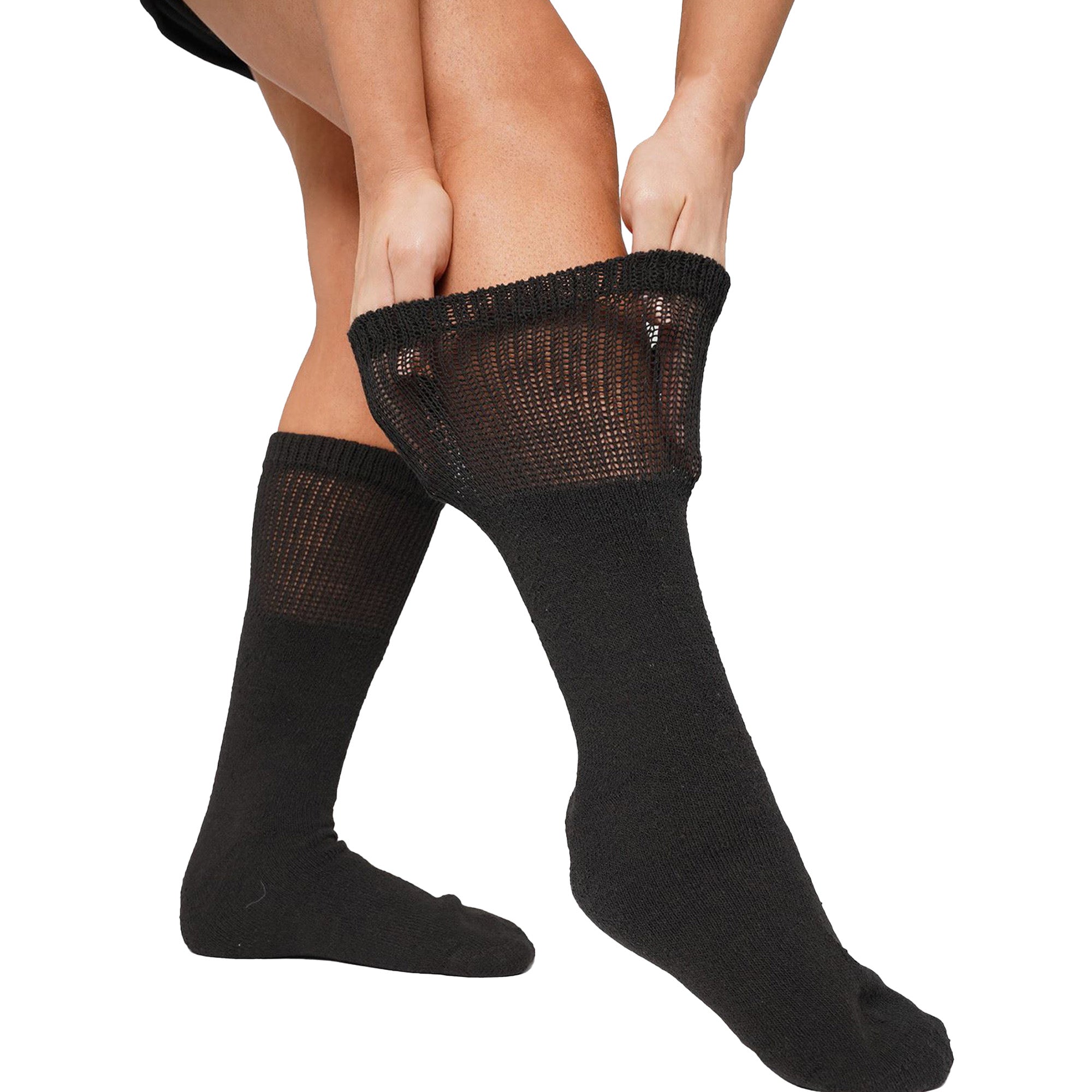 Ladies Non Elastic, Thermal Socks -  Assorted Colours and Black (5 Pack)