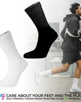 Mens Cotton Rich Sport and Work Socks Work Socks - Black, White and Mix (12 Pack)