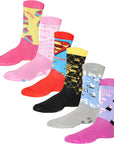 Best Mum Socks - 6 Pack - Fun Designs - Combed Cotton Rich