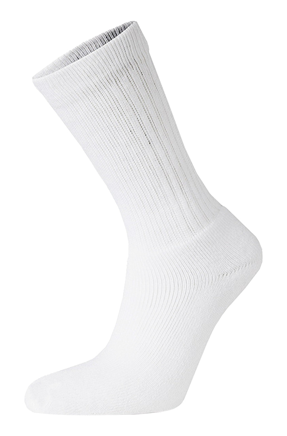 Mens Cotton Rich Sport Socks Work Socks Big Foot - Black and White (UK 12-14) (12 Pack)