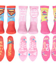 Best Mum Socks - 6 Pack - Fun Designs - Combed Cotton Rich