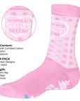 Best Mum Socks - 6 Pack - Fun Designs - Combed Cotton Rich